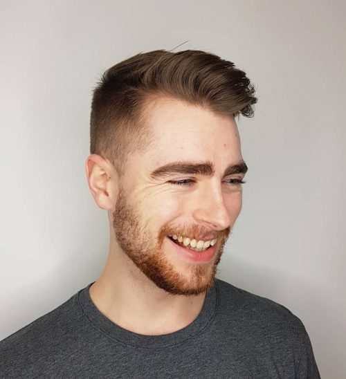 s hairstyle where the pilus is parted to ane side sixteen Classy Meets Modern Side Part Haircut Ideas for Men