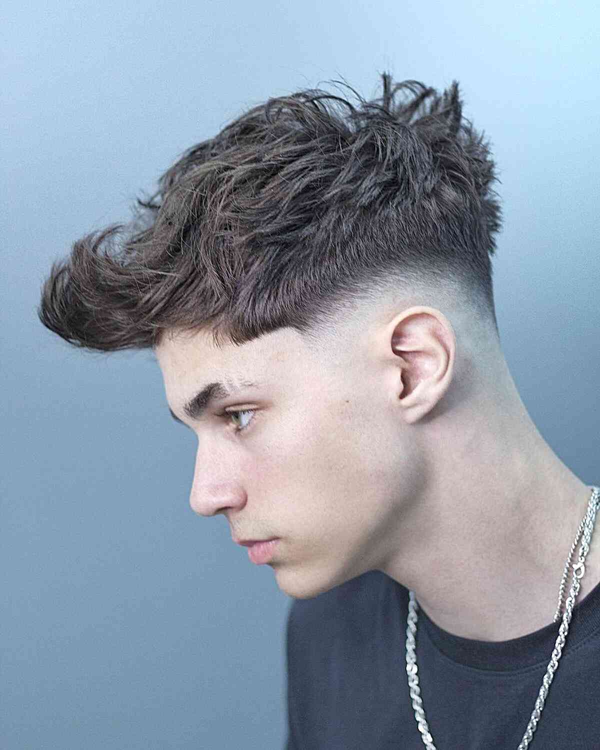 The disconnected undercut haircut is when you lot cause got long pilus on top together with curt pilus on the  41 Popular Disconnected Undercut Haircut Ideas