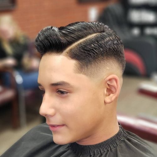 Teen man child haircuts gain from long to brusk The 22 Best Haircuts  Hairstyles for Teenage Boys