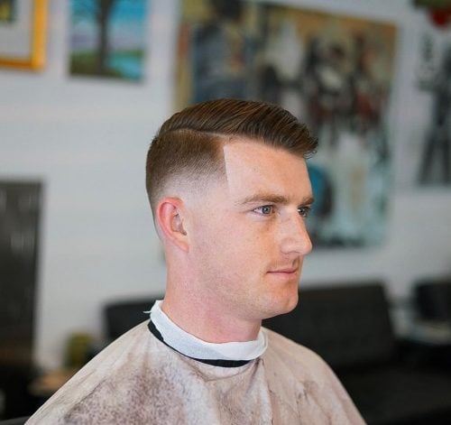 A brusque fade haircut is when the pilus is cutting brusque as well as has a fade that is closed to the ski xix Short Fade Haircut Ideas for a Clean Look