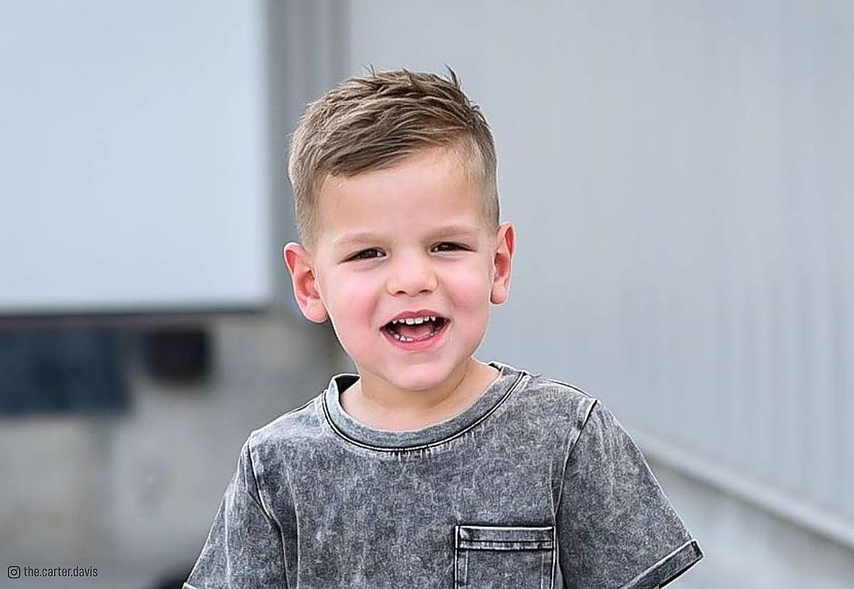 Cute and trendy haircut style for baby boy  Greentikki