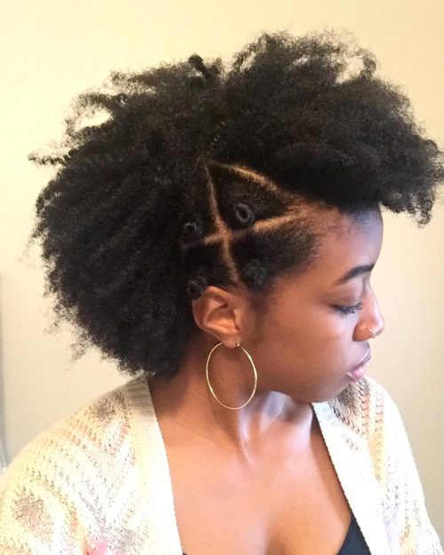 These trendy Bantu Knots are making a comeback amongst dark women who take hold natural xix Amazing Ways to Wear Bantu Knots