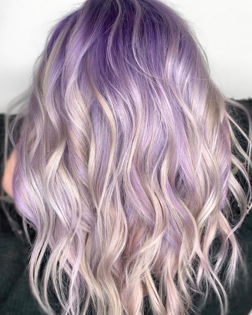 A violet pilus color is a mixture of cherry in addition to blueish tones balanced into a vivid hue eighteen Reasons to Color Your Hair Violet Purple