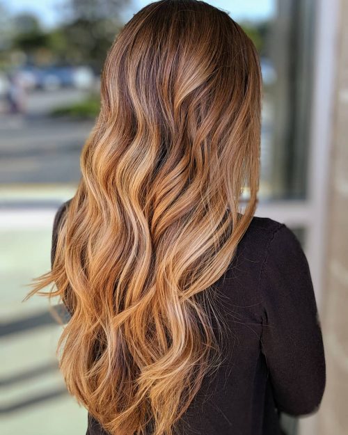 Warm Brown with Caramel