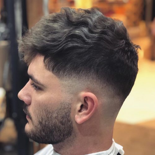 s haircut that involves long pilus on overstep which gradually gets shorter until peel sixteen Awesome Low Skin Fade Haircut Ideas