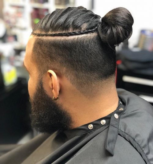  patronized yesteryear goodness barbers in addition to contemporary men eleven Awesome Man Bun Hairstyles With a Fade