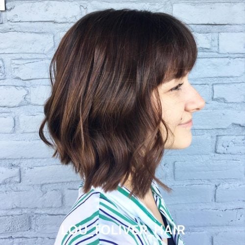 A long angled bob is a haircut that is at the shoulder or neckband eighteen Long Angled Bob Hairstyles Trending for 2019