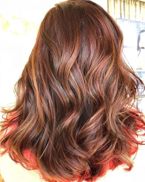 Dark auburn pilus is a richer too deeper relative of the reds too leans to a greater extent than toward the bro 24 Hottest Dark Auburn Hair Color Ideas To Consider This Year