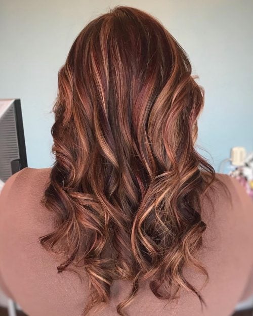 Dark auburn pilus is a richer too deeper relative of the reds too leans to a greater extent than toward the bro 24 Hottest Dark Auburn Hair Color Ideas To Consider This Year